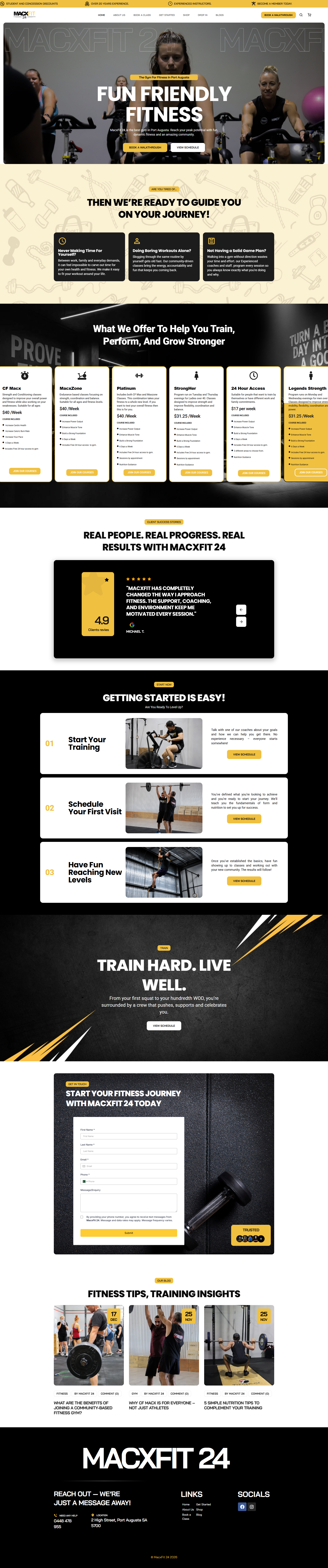 WordPress Website Showcase